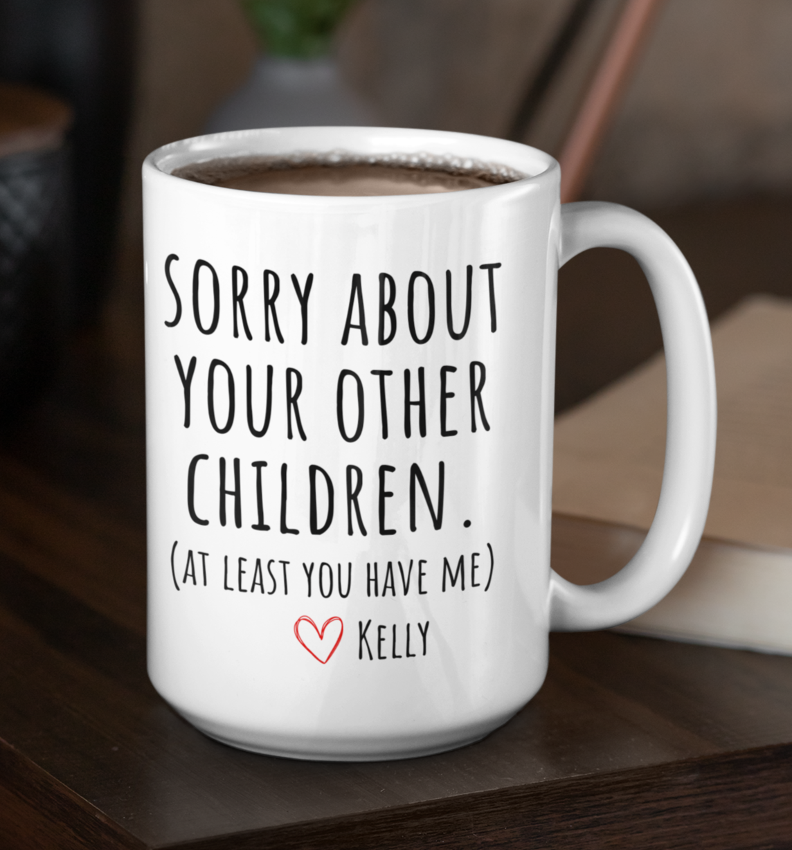 Personalized Sorry Children White Mug