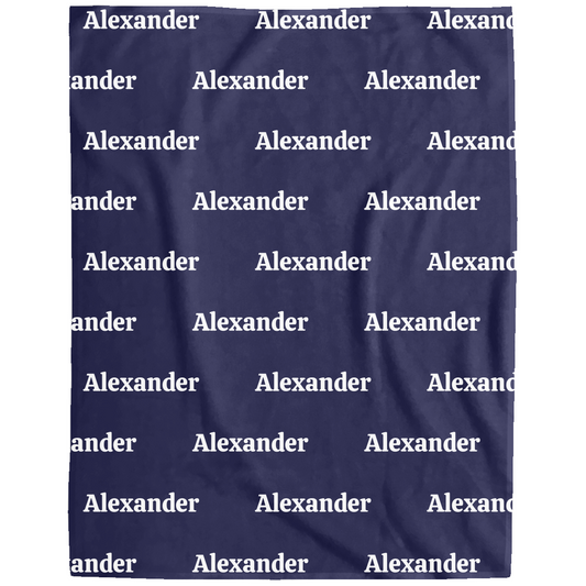 Personalized Plush Fleece Blanket