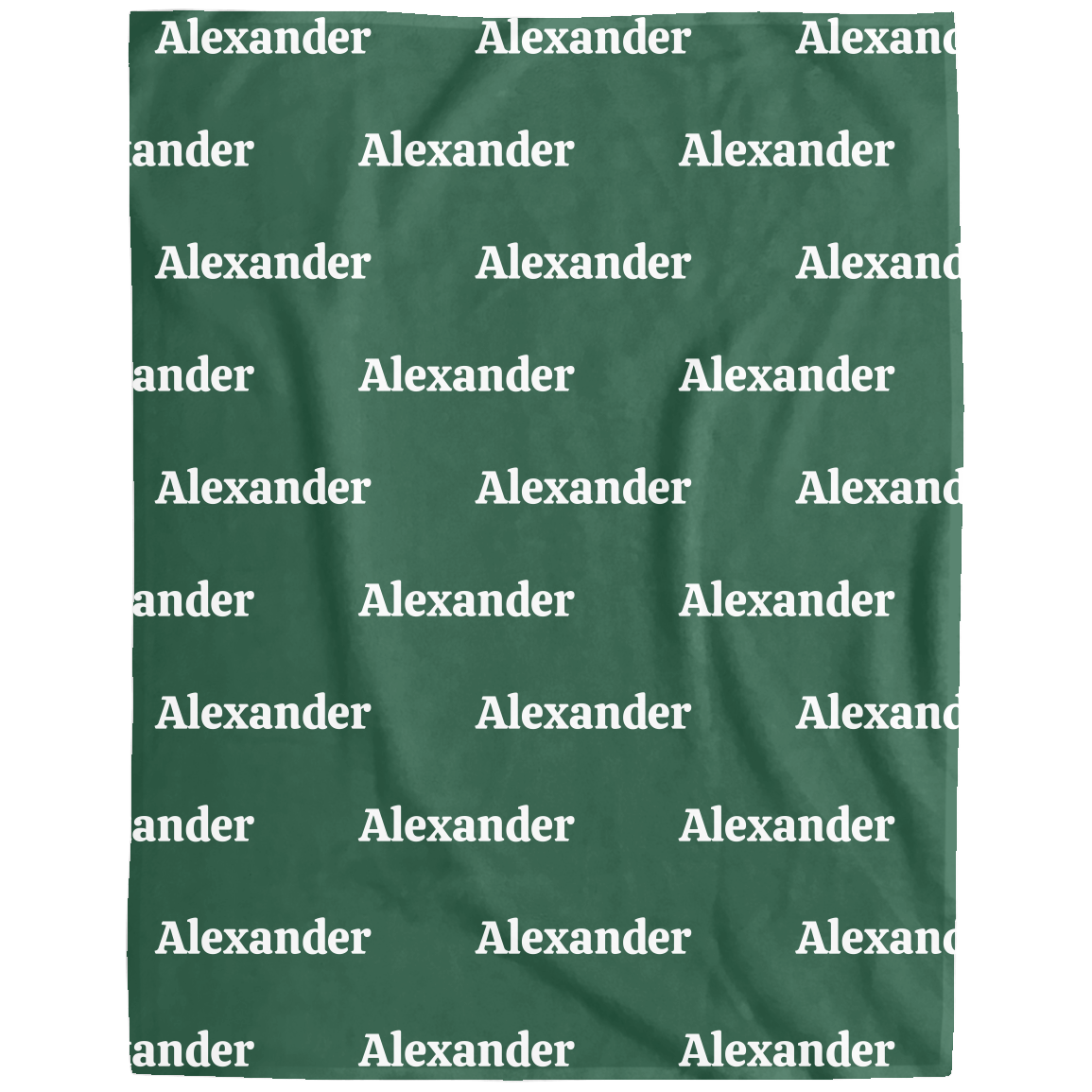 Personalized Plush Fleece Blanket