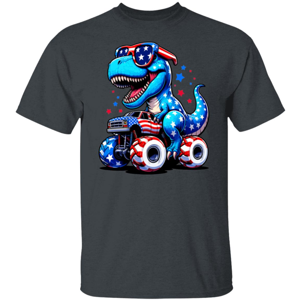 American T-Rex Monster Truck T-Shirt