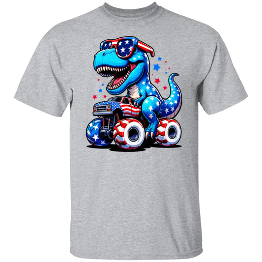 American T-Rex Monster Truck T-Shirt