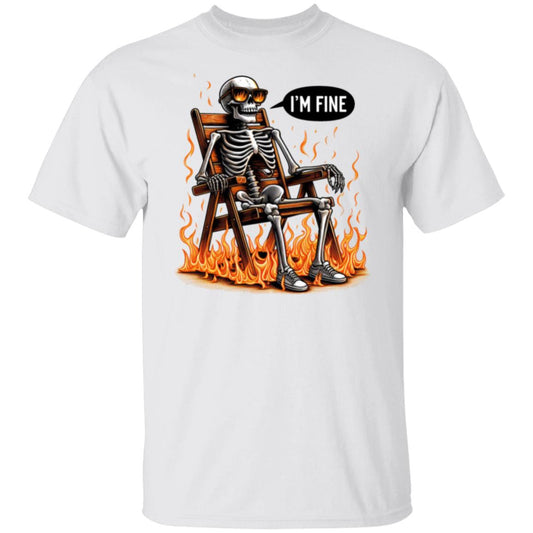 I'm Fine Skeleton T-Shirt