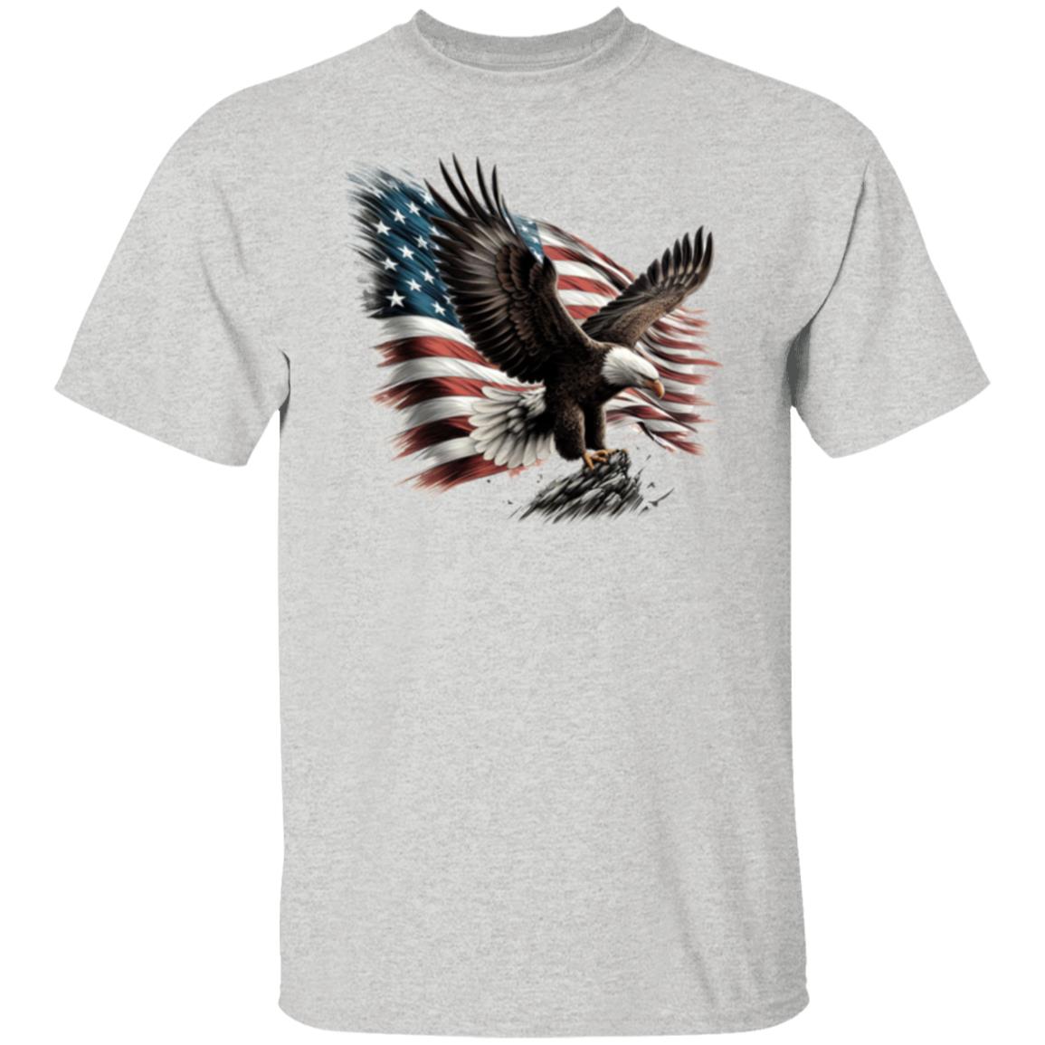 American Flag Eagle Rock T-Shirt