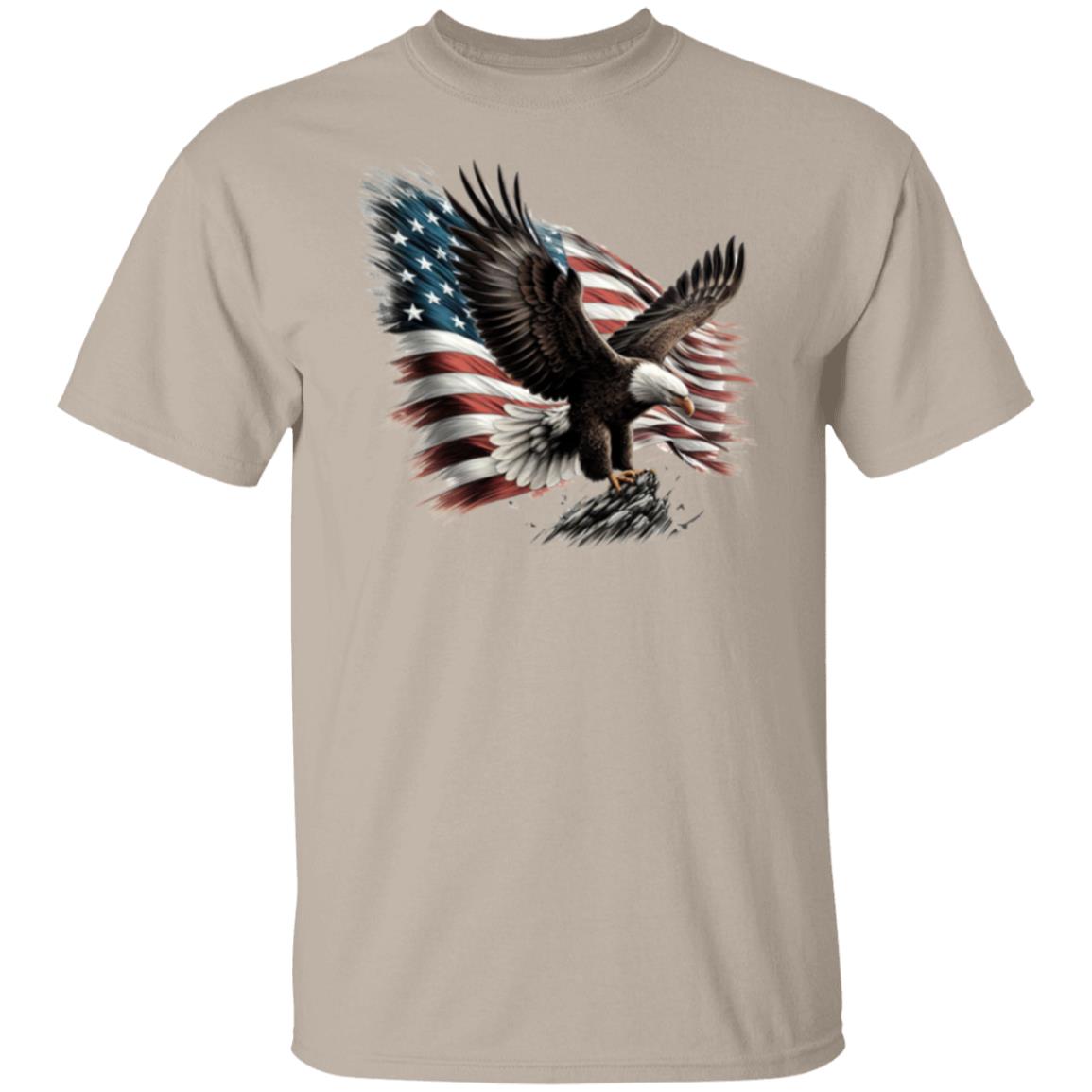 American Flag Eagle Rock T-Shirt