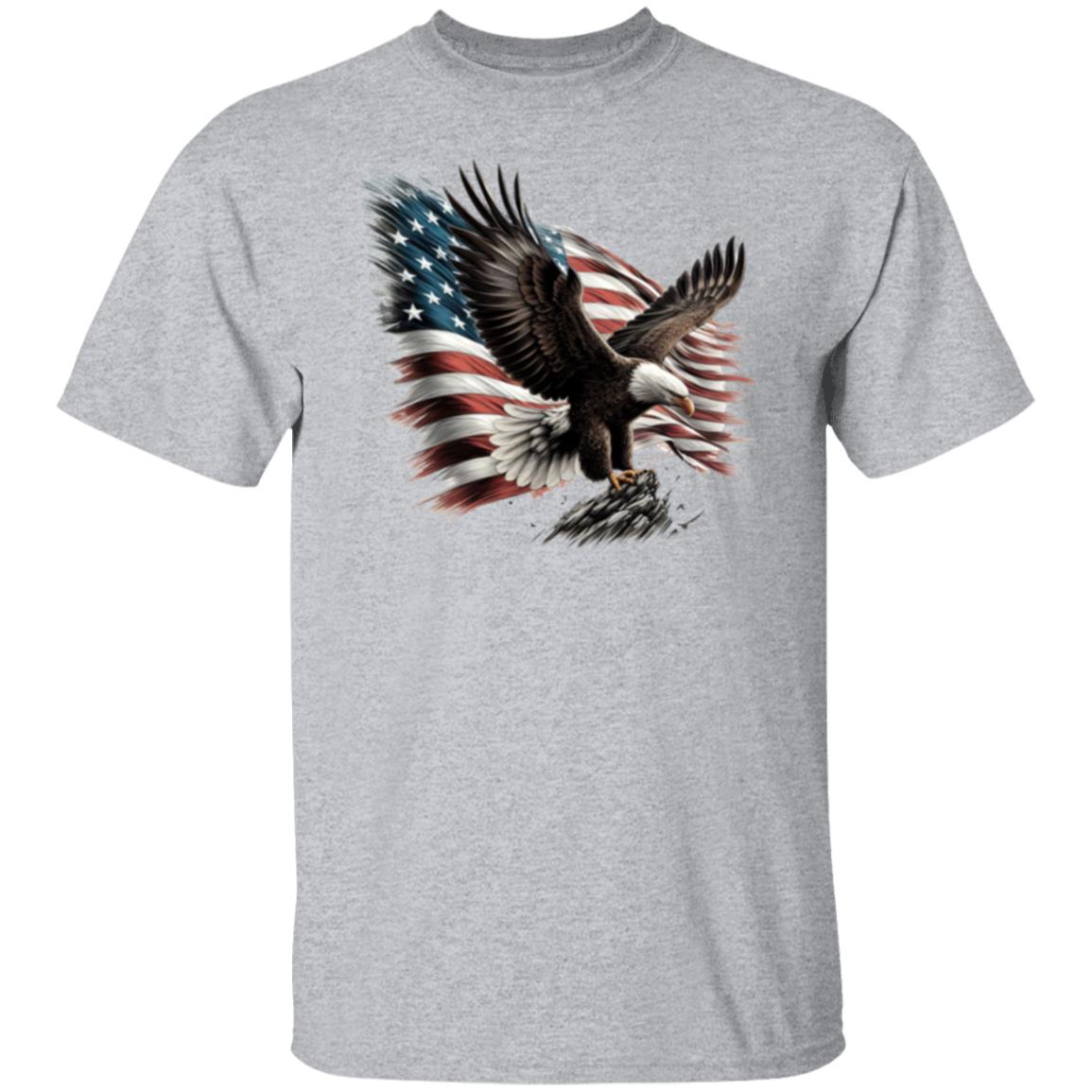 American Flag Eagle Rock T-Shirt