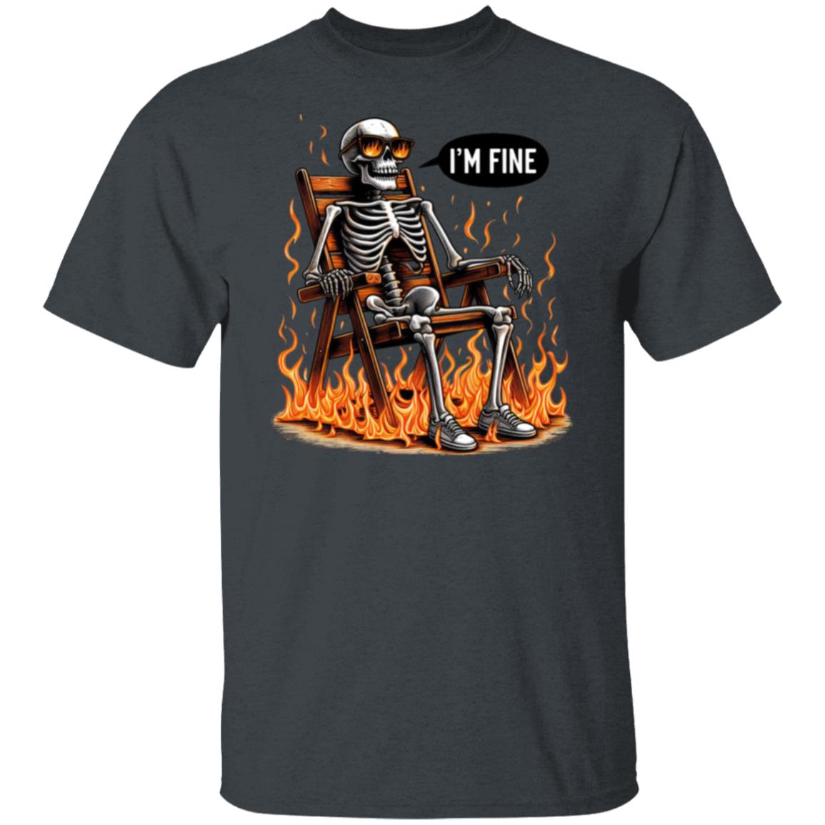 I'm Fine Skeleton T-Shirt