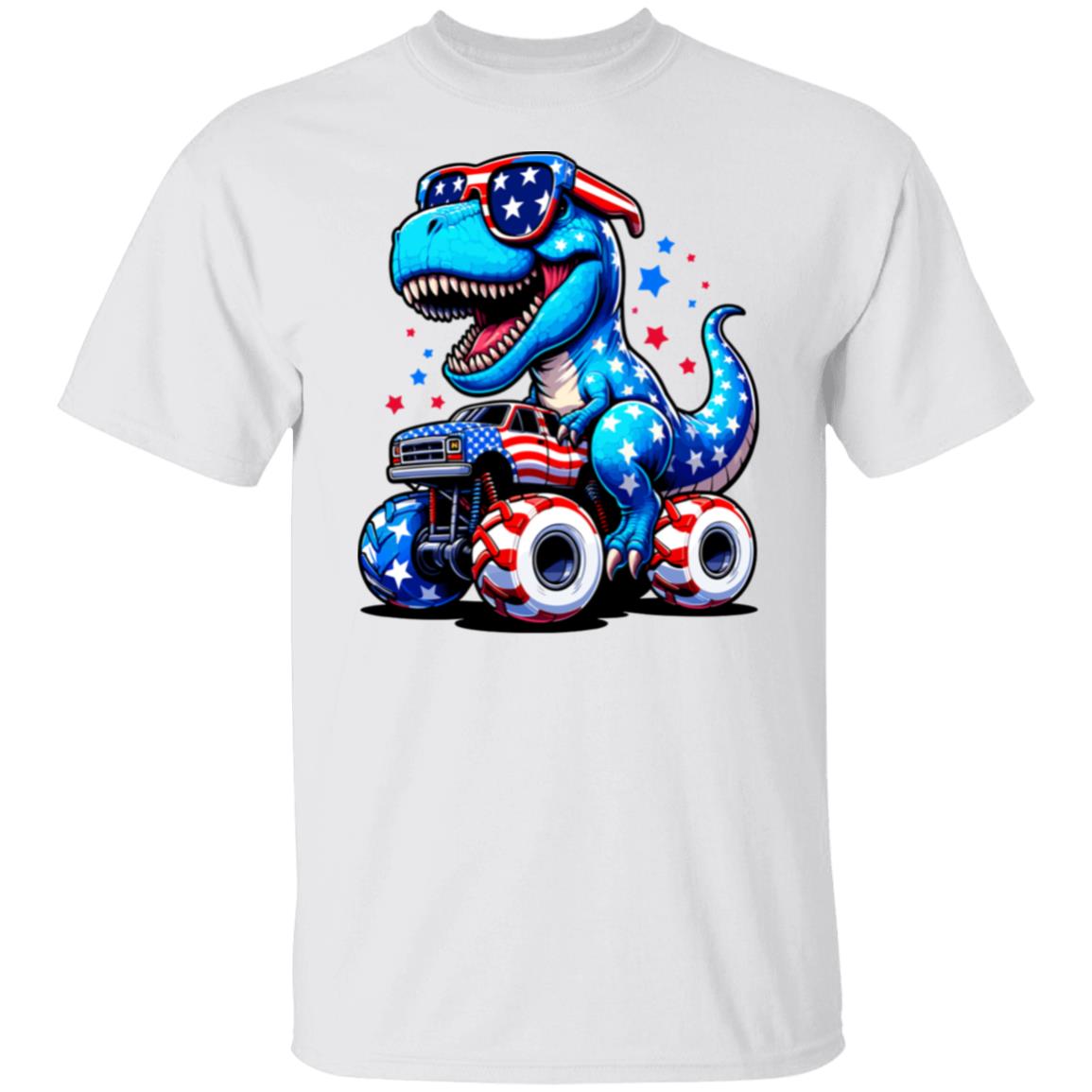 American T-Rex Monster Truck T-Shirt