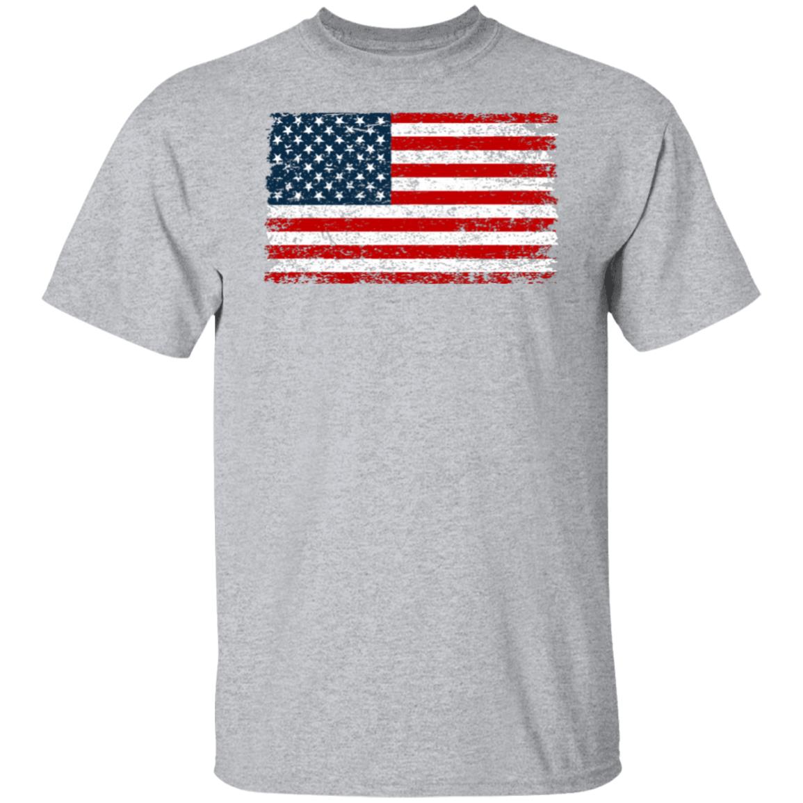 Distressed American Flag T-Shirt