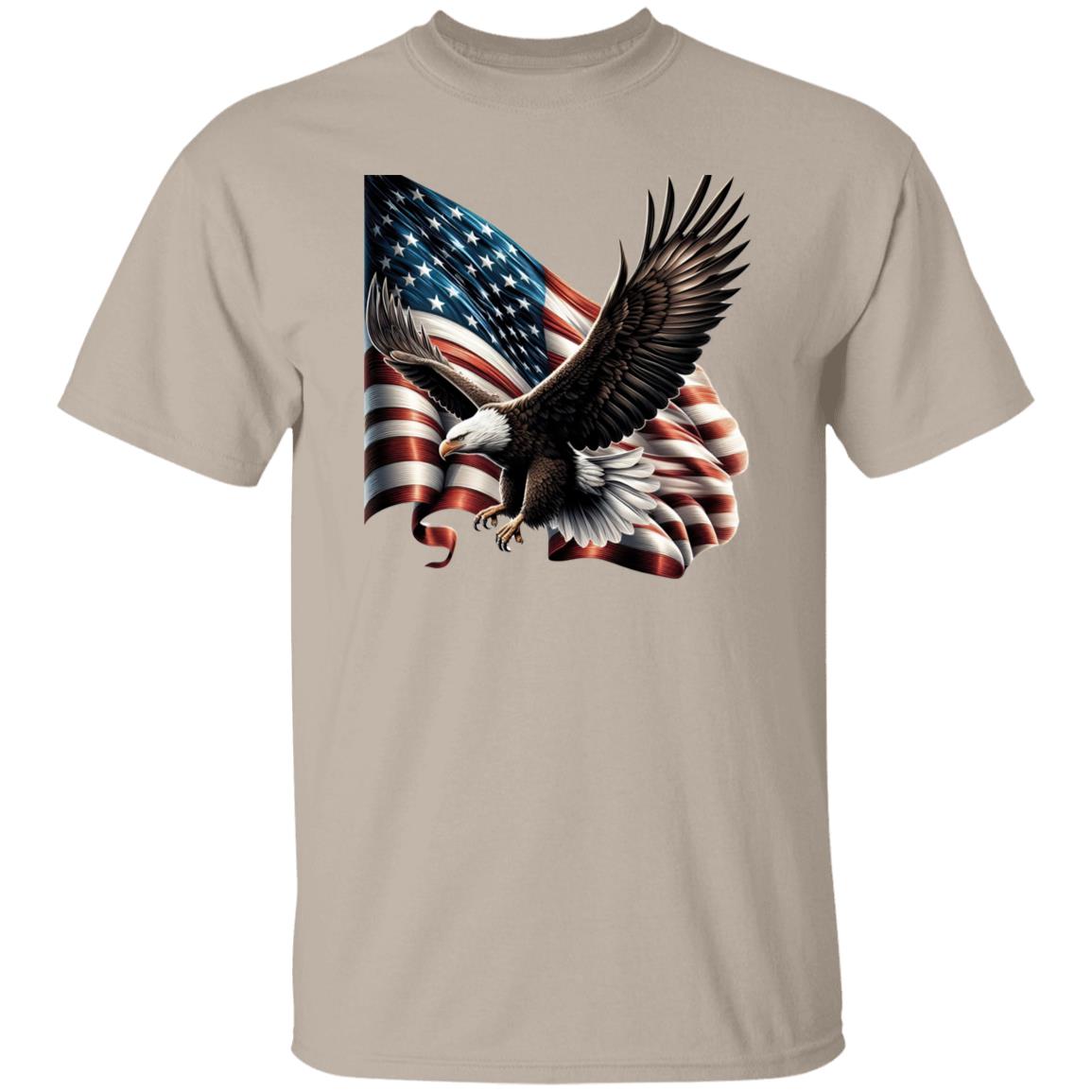 Flying American Eagle Flag T-Shirt