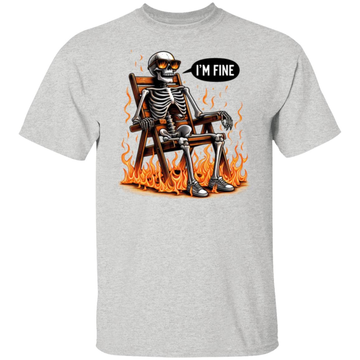 I'm Fine Skeleton T-Shirt