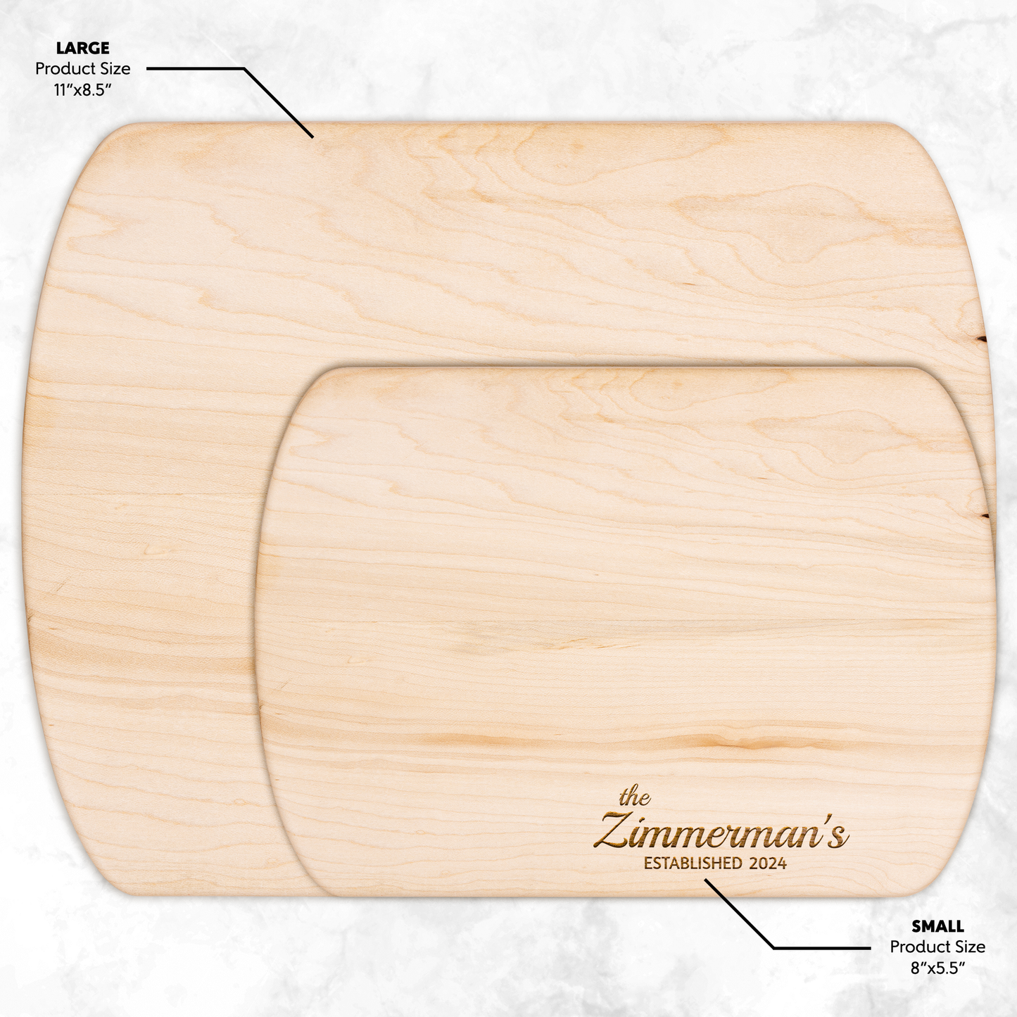 Personalized Hardwood Cutting Board