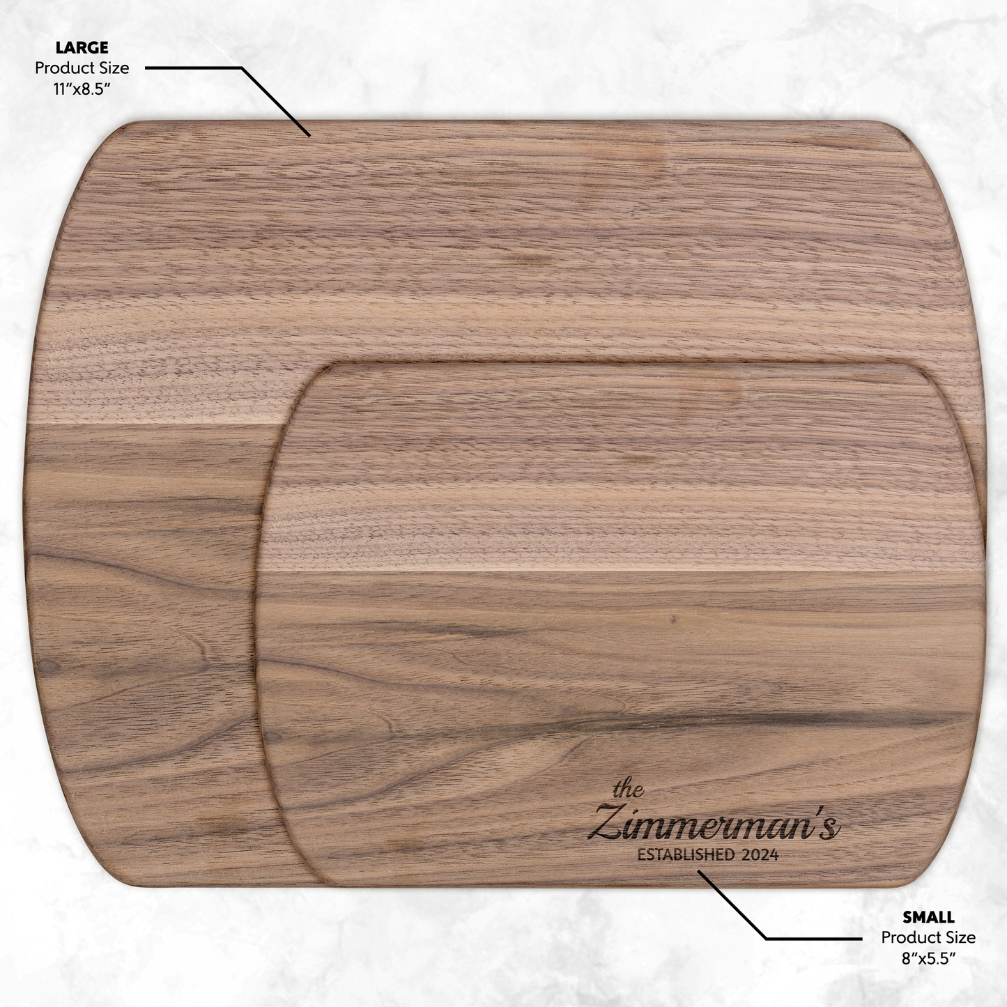 Personalized Hardwood Cutting Board