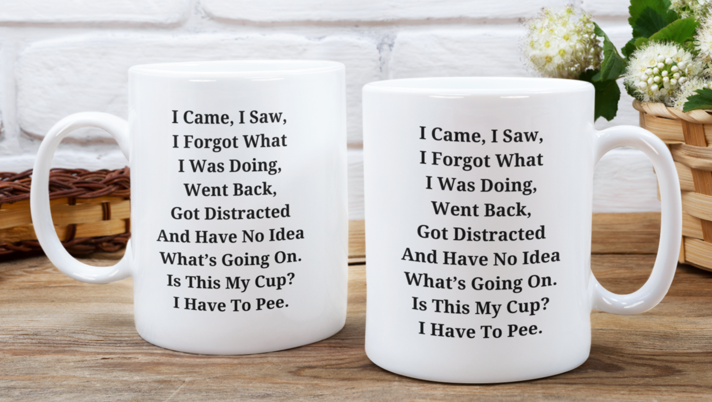 Came, Saw, Forgot 11oz White Mug